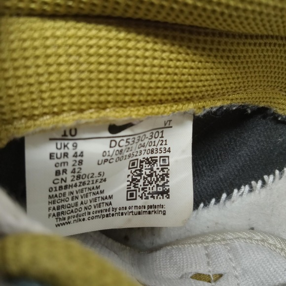 Nike Shoes Mens Size 10 Air Max Pre-Day Blue Gray DC5330-301 Running Sneakers - Picture 9 of 10